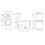KDK-027 Toilet Raised Height Pan For Easy on/off Transfer Ideal For the Elderly - Image 2