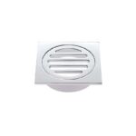 Square Floor Grate 110x110mm with 100mm Outlet - Image 2