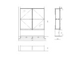 Venice 750 Mirror Cabinet in Matt White - Image 4