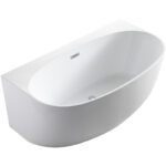 Morocco Back to Wall Freestanding Bath 1500/1700mm - Image 3