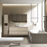 Britney 1500 Vanity in Oak with Single Basin