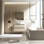 Britney 900 Oak Vanity