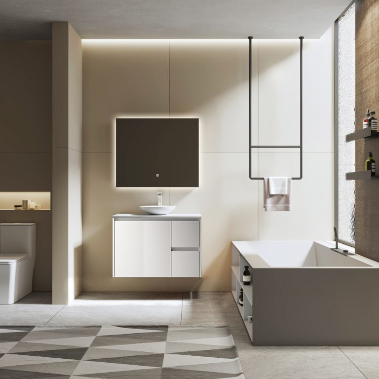 Shirly 900 Vanity in Gloss White