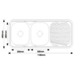 Kitchen Sink HK-2359 - Image 2