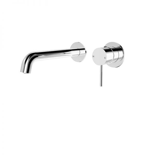 Mecca Wall Basin Mixer with Separate Back Plate