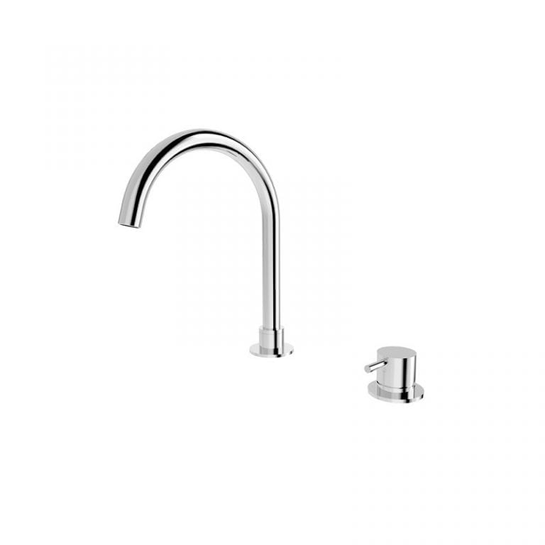 MECCA HOB BASIN MIXER ROUND SPOUT