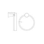NERO Mecca Hand Towel Ring - Image 2