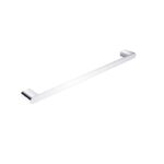 NERO Bianca Single Towel Rail 600mm