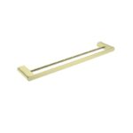 NERO Bianca Double Towel Rail 600mm - Image 6