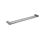 NERO Bianca Double Towel Rail 800mm - Image 5