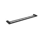 NERO Bianca Double Towel Rail 800mm - Image 6