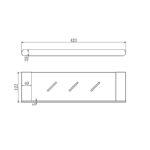 NERO Bianca Metal Shelf - Image 8