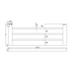 NERO Bianca Towel Rack - Image 2