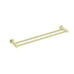 NERO Mecca Double Towel Rail 800mm - Image 6