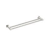 NERO Mecca Double Towel Rail 800mm - Image 5