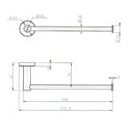 Star Hand Towel Rail