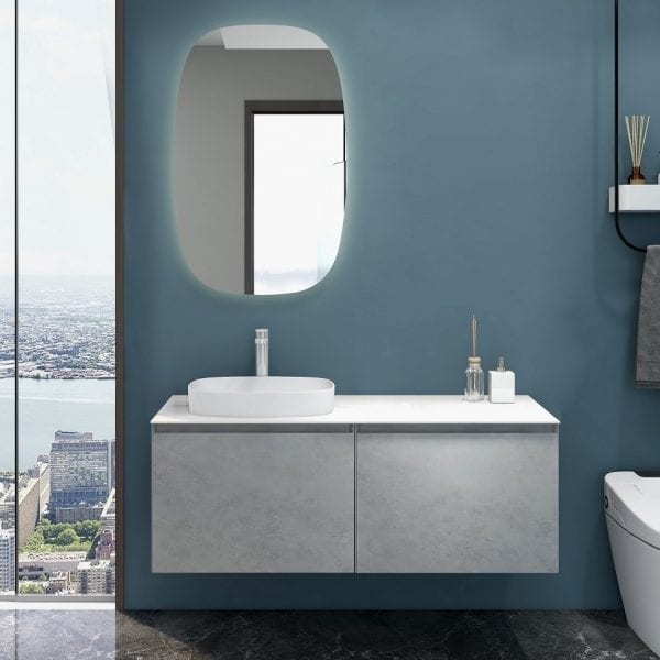 Inalco - Grey Bathroom Vanity 1200mm