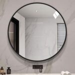 Round Mirror with Aluminum Frame 600/800mm Diameter