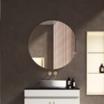 Round Pencil Edge Bathroom Mirror 600/800mm Diameter