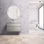 Lamina Vanity in cement grey - 900mm vanity