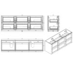 New Hampton 1800 Double drawing