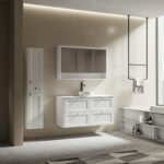 Hampton 1200 Vanity in Matt White