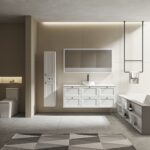 Hampton 1500 Vanity Single Basin in Matt White