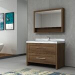 Malibu 1200 vanity in walnut