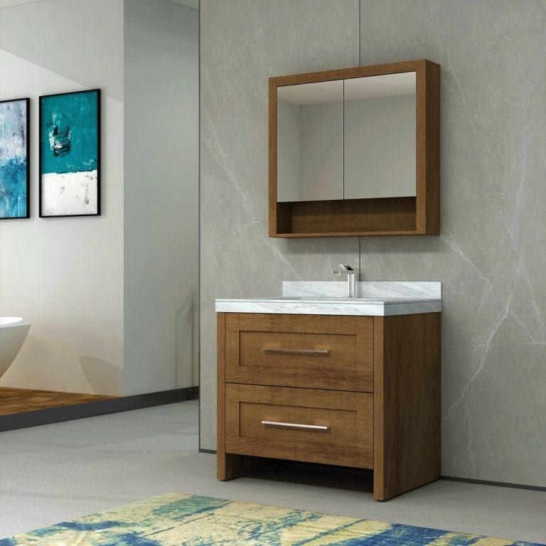 Malibu 900 Vanity in Walnut