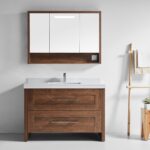 Malibu 1200 vanity in walnut