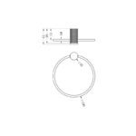 NERO Opal Hand Towel Ring - Image 6