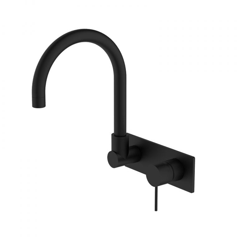 MECCA WALL BASIN MIXER with Swivel Spout
