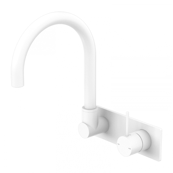 Mecca Wall Basin Mixer with Swivel Spout