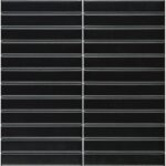 Finger Mosaic Porcelain Black Gloss