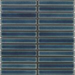 Finger Mosaic Light Blue Gloss