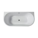 Lux Back to Wall Freestanding Bath 1500/1700mm - Image 2