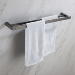 Vibe Double Towel Rail 800mm - Image 4