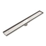NERO 900mm Tile Insert V Channel Floor Grate 89mm Outlet - Image 3