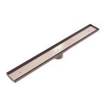 NERO 900mm Tile Insert V Channel Floor Grate 89mm Outlet - Image 4