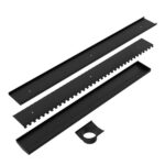 NERO 900mm Tile Insert V Channel Floor Grate 89mm Outlet - Image 6
