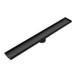 NERO 900mm Tile Insert V Channel Floor Grate 89mm Outlet