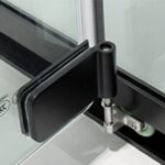 Rolling Door and Return Shower Stainless Steel Black - Image 2