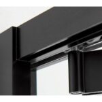 Rolling Door and Return Shower Stainless Steel Black - Image 3
