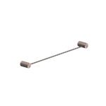 NERO Opal Single Towel Rail 600/800mm - Image 2