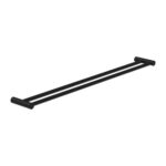NERO New Mecca Double Towel Rail 800mm - Image 2