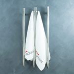 Radiant Heated Vertical Round Towel Rail - Image 7