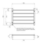 Radiant Heated Round Ladder RTR03 750 x 550mm - Image 6