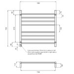 Radiant Heated Round Ladder RTR06 750 x 750mm - Image 2