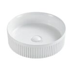 8255VT round basin with vertical line