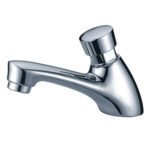 NERO Commercial Classic Push Tap Chrome